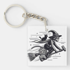 Witch's Wickedly Fast Halloween Escape! Sleutelhanger