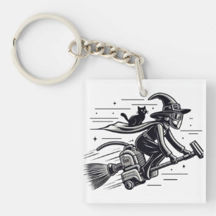 Witch's Wickedly Fast Halloween Escape! Sleutelhanger