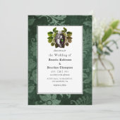 Witchwood Gothic Wedding Kaart (Staand voorkant)