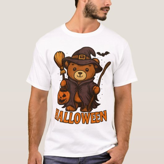 Witchy Bear Halloween Tee🧙♀️🧙♀️ T-shirt (Voorkant)