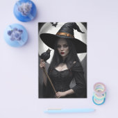 Witchy Black Raven Flyer (Enkel)