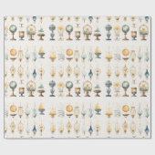 Witchy  Boho Tissue Paper Cadeaupapier (Vlak)