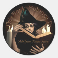 Witchy Bookplate