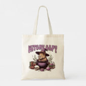 Witchy Capy Halloween Tote Bag (Achterkant)