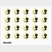 Witchy Cat Sticker (Vel)