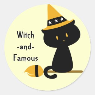 Witchy Cat Sticker
