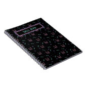  Witchy Cats and Crystals Pattern Notitieboek (Rechterzijde)