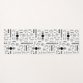 Witchy Crystal Moonchild Yogamat (Voorkant (horizontaal))