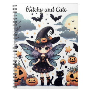 Witchy en Schattige Spiral Photo Notitieboek
