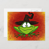 Witchy Frog Briefkaart (Voorkant / Achterkant)