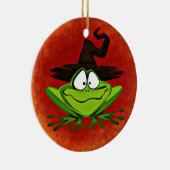 Witchy Frog Ornament Round (Rechts)