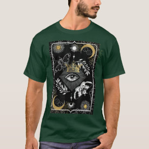 Witchy Gothic Mystic Eye Fairy Grunge Distre T-shirt