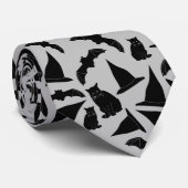 Witchy Halloween Cravate (Roulé)