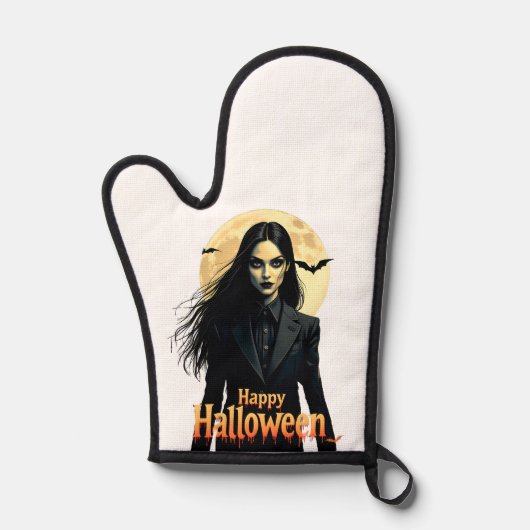 Witchy Halloween Night Ovenwant (Voorkant)