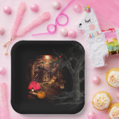 Witchy Halloween Papieren Bordje (Feest)