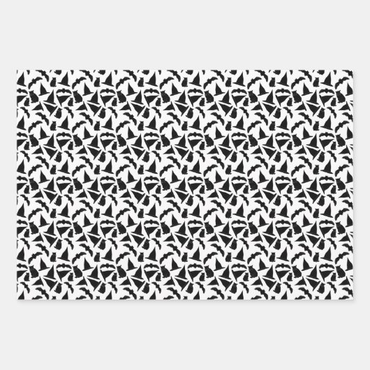 Witchy Halloween Wrapping Paper Sheets (Voorkant)