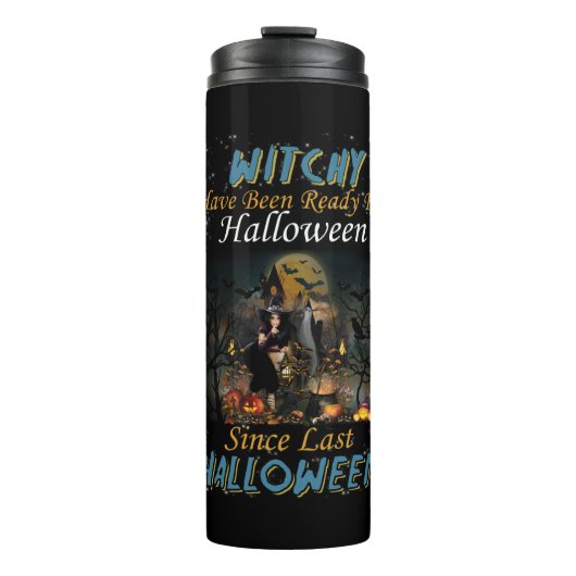 Witchy is klaar voor Halloween Thermosbeker (Voorkant)