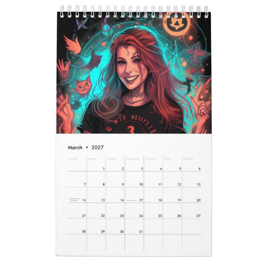 witchy-kalender 2023 kalender (Mar 2027)