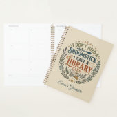 Witchy Librarian Library Card Book Lover Custom (Devant avec enveloppe)