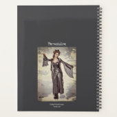 Witchy Mischief Fun Quote Grey Journal Planner (Achterkant)