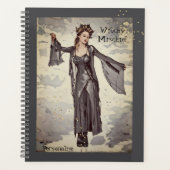  Witchy Mischief Fun Quote Grey Journal Planner (Voorkant)