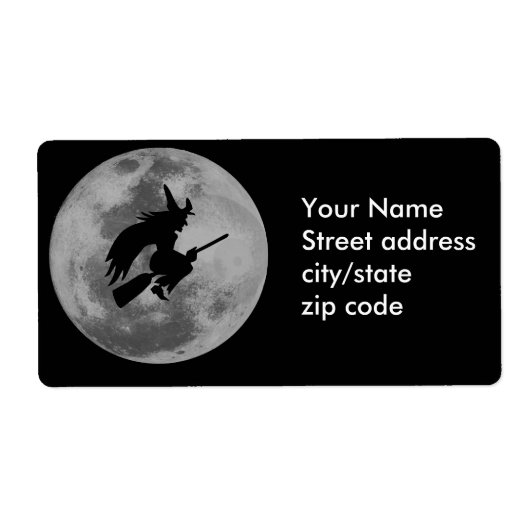 Witchy Moon Etiket (Voorkant)