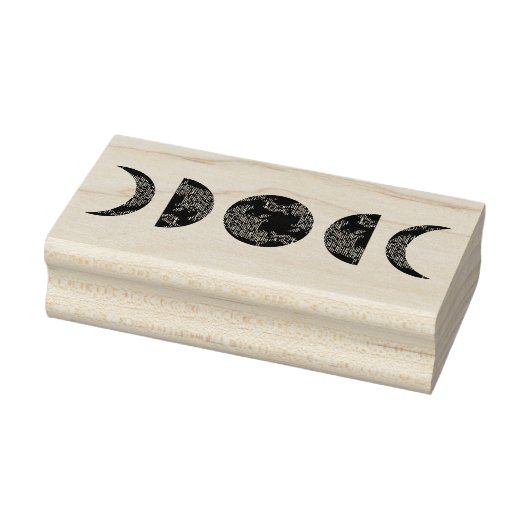 witchy moon phase stamp rubberstempel (Stempel)