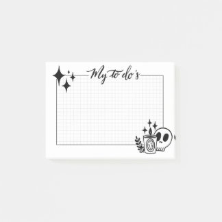 Witchy om lijst te doen post-it® notes