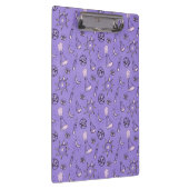 Witchy Paarse Potion, Moon, Sun en Eye Pattern Klembord (Rechts)