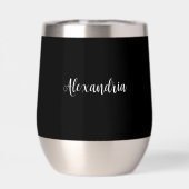 Witchy Personalized Halloween Party Black White (Arrière)