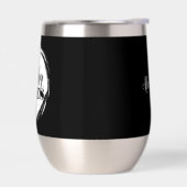 Witchy Personalized Halloween Party Black White (Gauche)
