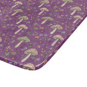 Witchy Plum Purple Fungi Gothic Kitchen Decor Gift Snijplank (Hoek)