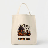 Witchy pompoen nacht magie! tote bag (Voorkant)