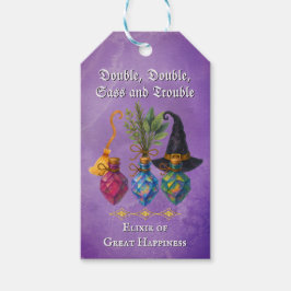 Witchy Potion Gift Label - Halloween Elixir Party Cadeaulabel