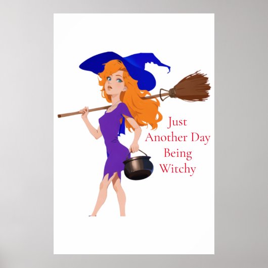 Witchy Redhead Thunder_Cove Poster (Voorkant)