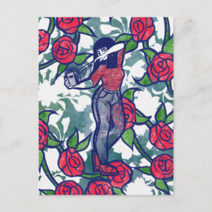 Witchy Roos Modern Witch Rozen Briefkaart