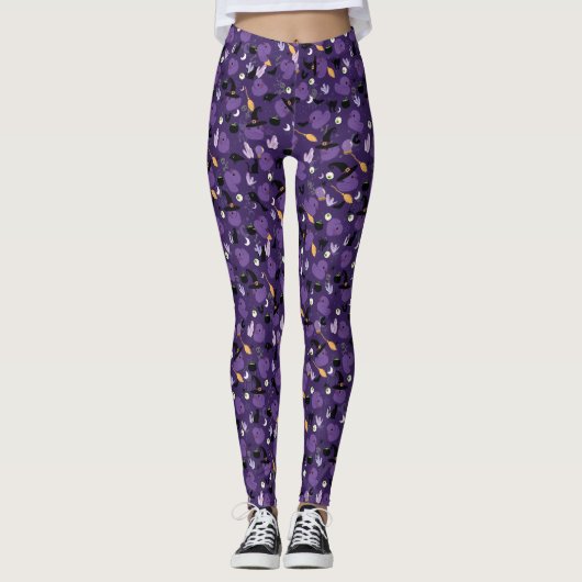 Witchy Rubber Ducks Leggings (Voorkant)