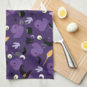 Witchy Rubber Eenden Keuken Handdoeken (Quarter Fold)