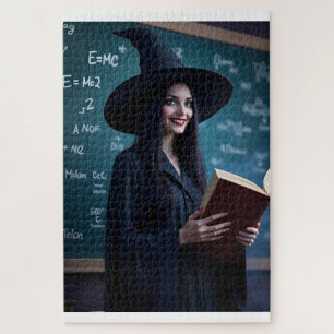 Witchy Science Teacher - Magisch klaslokaal Legpuzzel