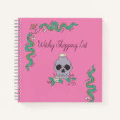Witchy Shopping List Notitieboek (Voorkant)