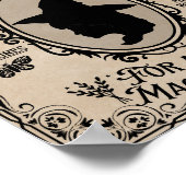 Witchy Sign Halloween Sign Poster (Hoek)