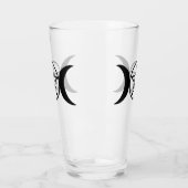 Witchy Triple Goddess Drink Glass Gothic Witch Glas (Links)