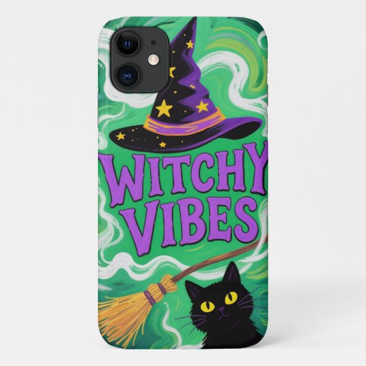 Witchy Vibes Halloween iPhone 11 Pro Hoesje (Achterkant)