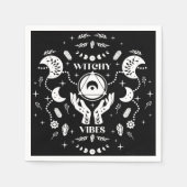 Witchy Vibes Halloween papieren servetten (Voorkant)