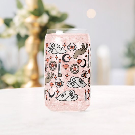 Witchy Vibes Pattern Blikvorm Glas (Insitu (Huwelijk))