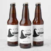 Witchy Vibes - Spooky & Stijlvol | Bier Etiket (Flessen)