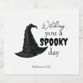 Witchy Vibes - Spooky & Stijlvol | Bier Etiket (Enkel label)