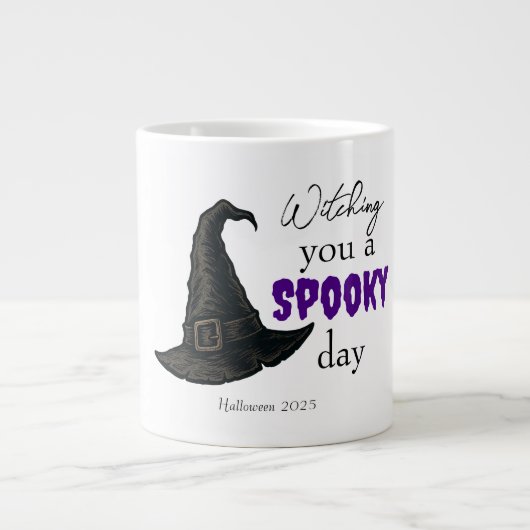 Witchy Vibes - Spooky & Stijlvol | Extra Grote Beker (Voorkant)