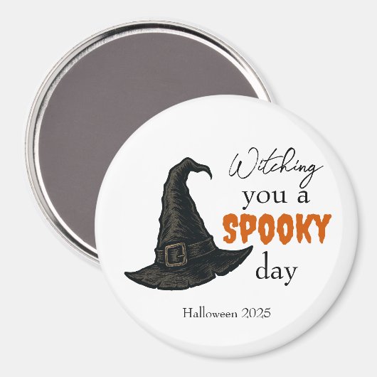 Witchy Vibes - Spooky & Stijlvol | Magneet (Voorkant / Achterkant)