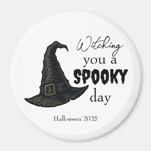 Witchy Vibes - Spooky & Stijlvol | Magneet (Voorkant)